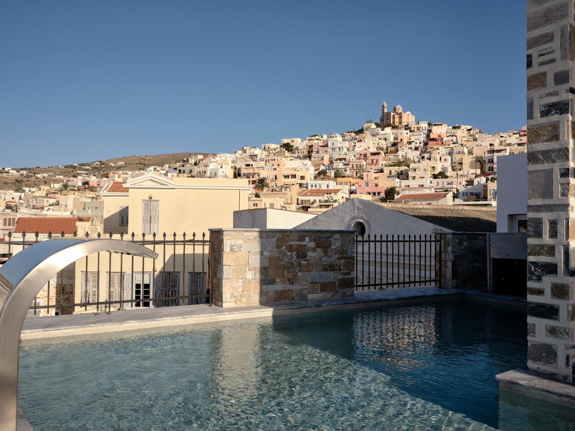 Argini Syros Hotel Ermoupoli Bagian luar foto