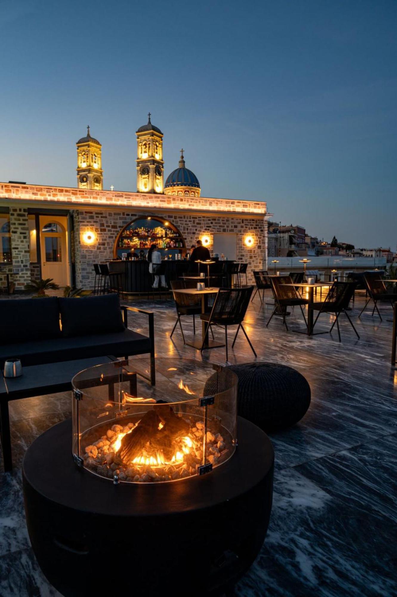 Argini Syros Hotel Ermoupoli Bagian luar foto