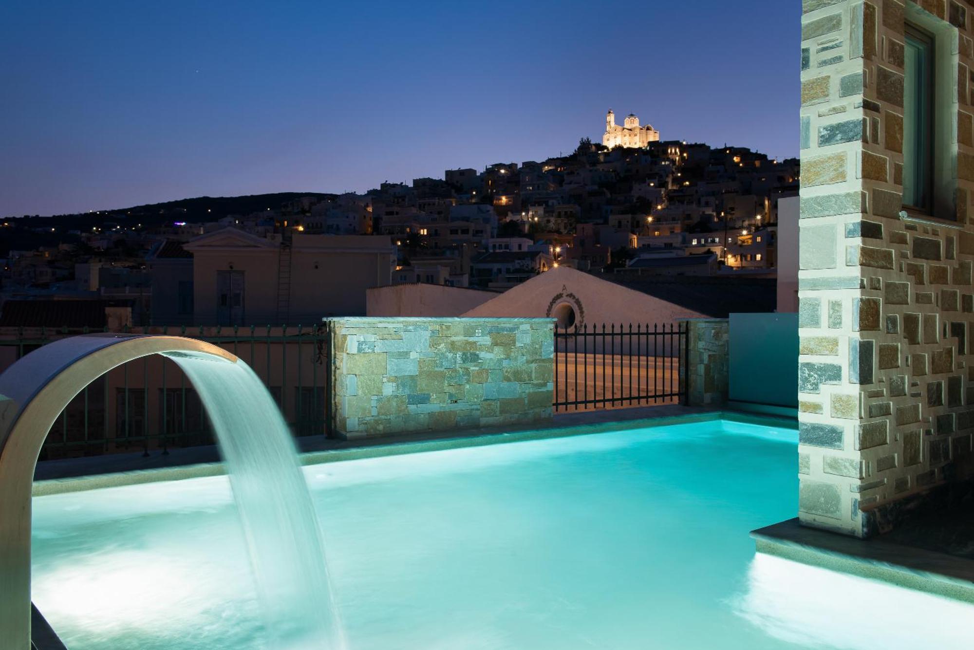 Argini Syros Hotel Ermoupoli Bagian luar foto